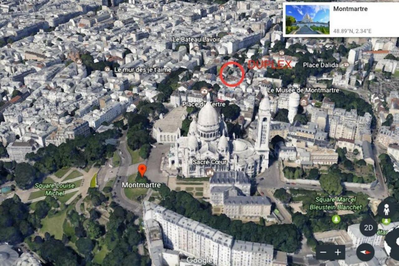Luxurious Duplex - Top Of Montmartre Paryż Zewnętrze zdjęcie